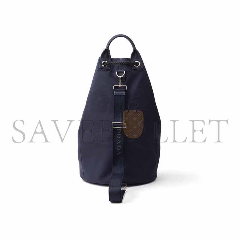 PRADA CANVAS DRAWSTRING DUFFLE BAG 2VY011 (55*34*34cm) PRADA CANVAS DRAWSTRING DUFFLE BAG 2VY011 (55*34*34cm)